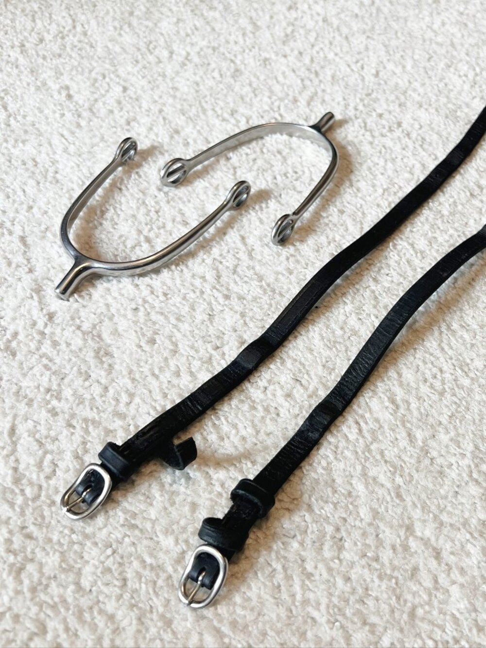 Korsteel Ladies English Riding Spurs 3/4" (18mm) Neck